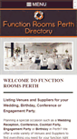Mobile Screenshot of functionroomsperth.com.au