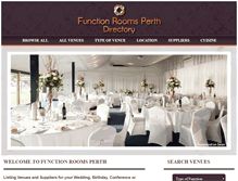 Tablet Screenshot of functionroomsperth.com.au